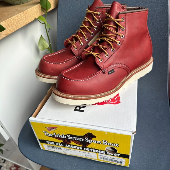 NEW Red Wing Heritage - 8864 - Gore-Tex Moc Toe - Russet Taos - 11.5 D - Picture 9 of 10